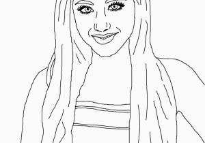 Coloring Pages Of Ariana Grande Ariana Grande Coloring Pages Preschool In Cure with Paint