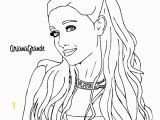 Coloring Pages Of Ariana Grande Colored Page Ariana Grande with Necklace Painted by User Not Registered
