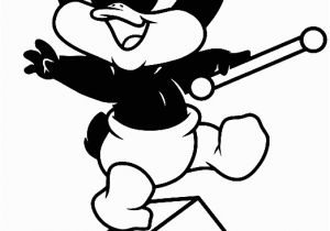 Coloring Pages Of Baby Daffy Duck Disegno Di Baby Daffy Duck In Equilibrio Sul Cubo