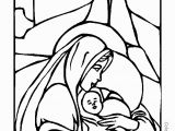Coloring Pages Of Baby Jesus Printable Christian Coloring Page Mary and Baby Jesus with Images