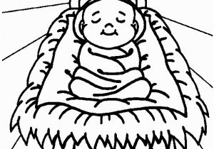 Coloring Pages Of Baby Jesus Printable Free Printable Nativity Coloring Pages for Kids