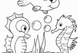 Coloring Pages Of Baby Sea Animals Cute Baby Seahorse Coloring Page