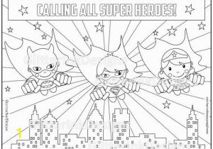 Coloring Pages Of Baby Superman Super Heroes Party Coloring Page with Flying Wondergirl