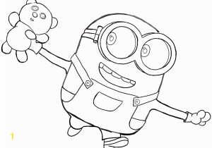 Coloring Pages Of Bob the Minion How to Draw Bob the Minion with A Teddy Bear From the Minions Movie