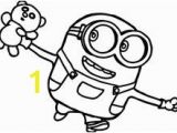 Coloring Pages Of Bob the Minion How to Draw Bob the Minion with A Teddy Bear From the Minions Movie
