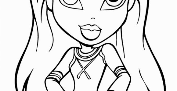 Coloring Pages Of Bratz Cloe Bratz Princess Coloring Pages Of Cloe Jade Yasmin and Sasha