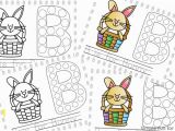 Coloring Pages Of Bunnies Printable B is for Bunny Dot Marker Coloring Pages Simple Fun for Kids