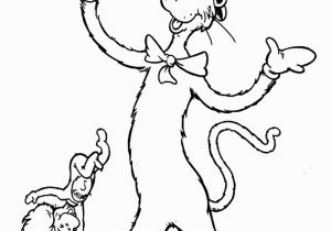 Coloring Pages Of Cat In the Hat Cat In the Hat Coloring Pages Pdf
