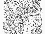 Coloring Pages Of Christmas Cookies Fresh Cookie Cookie Coloring Page