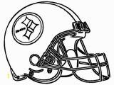 Coloring Pages Of College Football Teams Football Helmet Steelers Pittsburgh Coloring Page Nfl