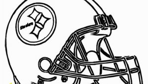 Coloring Pages Of College Football Teams Football Helmet Steelers Pittsburgh Coloring Page Nfl