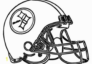 Coloring Pages Of College Football Teams Football Helmet Steelers Pittsburgh Coloring Page Nfl