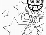 Coloring Pages Of College Football Teams Football Player Coloring Pages Free Nfl Football Player Number 7