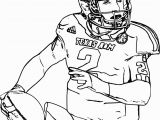 Coloring Pages Of College Football Teams Football Player Coloring Pages Free Nfl Football Player Number 7