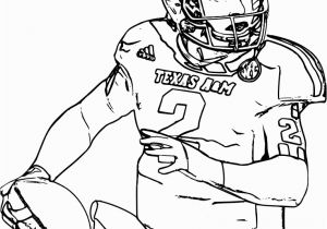 Coloring Pages Of College Football Teams Football Player Coloring Pages Free Nfl Football Player Number 7