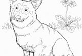 Coloring Pages Of Corgis Free Coloring Pages Of Dog Outline Road Trip Pinterest