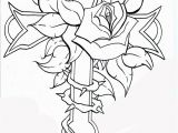 Coloring Pages Of Crosses and Roses Rose and Cross Pages Dragoart Coloring Pages