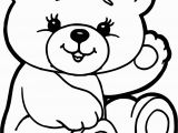 Coloring Pages Of Cute Teddy Bears Bear Cute Drawing