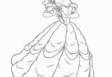 Coloring Pages Of Disney Princess Belle Belle Coloring Sheet In 2020 with Images