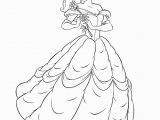 Coloring Pages Of Disney Princess Belle Belle Coloring Sheet In 2020 with Images