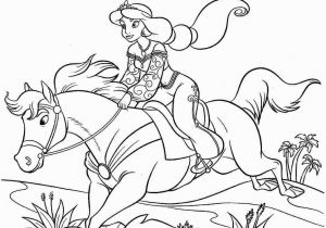 Coloring Pages Of Disney Princess Jasmine Disney Princess Horse Coloring Pages In 2020 with Images