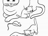 Coloring Pages Of Dogs and Cats Printable Pet Cat Coloring Page