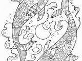 Coloring Pages Of Dolphins Printable Dolphin Zentangle Coloring Page Mit Bildern