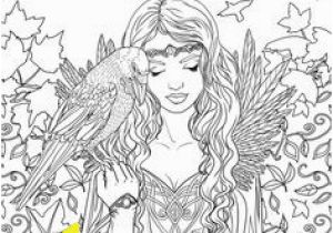 Coloring Pages Of Fairies and Mermaids 187 Best Coloring Pages for Grown Ups Images On Pinterest In 2018