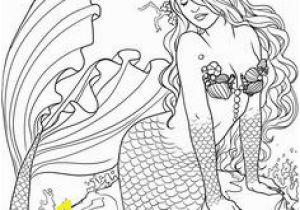 Coloring Pages Of Fairies and Mermaids 407 Best Mermaids to Color Images On Pinterest In 2018