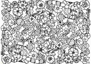 Coloring Pages Of Flowers for Teenagers Difficult Coloring Pages for Girls Hard at Getcolorings