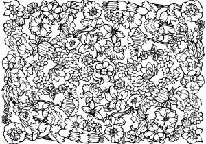 Coloring Pages Of Flowers for Teenagers Difficult Coloring Pages for Girls Hard at Getcolorings
