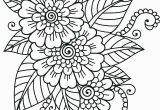 Coloring Pages Of Flowers for Teenagers Difficult Hard Flower for Teens Coloring Pages Printable