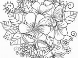Coloring Pages Of Flowers Printable butterflies On Flowers Coloring Page