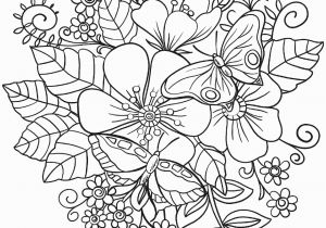 Coloring Pages Of Flowers Printable butterflies On Flowers Coloring Page