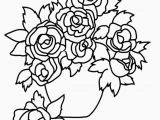Coloring Pages Of Flowers Printable Printable Easy Coloring Pages In 2020