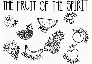Coloring Pages Of Fruit Of the Spirit Fruit Of the Spirit Free Coloring Page – His Kids Pany