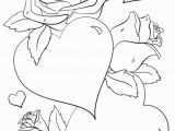 Coloring Pages Of Hearts and Flowers Heart Coloring Pages