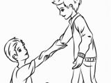 Coloring Pages Of Helping Others Helping Each Other Coloring Page