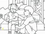 Coloring Pages Of Helping Others Serving Others Coloring Pages Helping Sheets About Each Other Pa