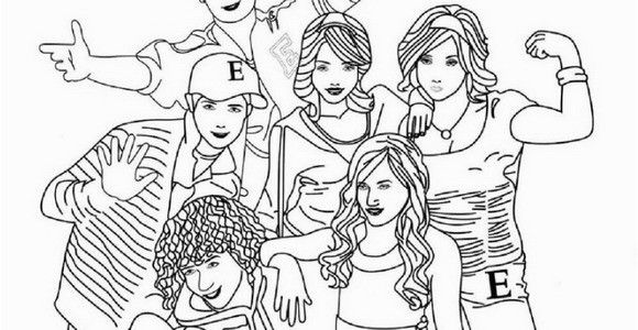 Coloring Pages Of High School Musical Kids N Fun