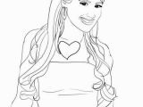 Coloring Pages Of High School Musical Stunning ashley Tisdale In High School Musical Coloring