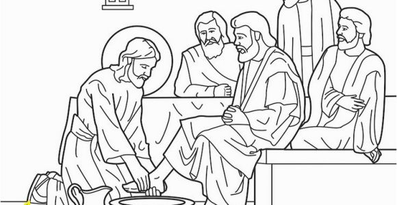 Coloring Pages Of Jesus Washing His Disciples Feet Coloring Pages Jesus Washing His Disciples Feet Unique attractive