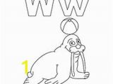 Coloring Pages Of Letters In the Alphabet the W for Walrus Vs Coloring Pages Pinterest