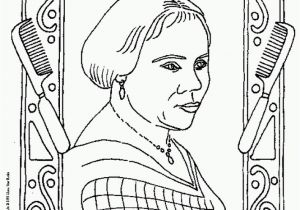 Coloring Pages Of Madam Cj Walker Madam Cj Walker Coloring Page Coloring Home