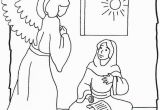 Coloring Pages Of Mary and the Angel Gabriel Angel Gabriel and Mary