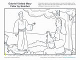 Coloring Pages Of Mary and the Angel Gabriel Bible Coloring Pages for Kids
