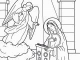 Coloring Pages Of Mary and the Angel Gabriel Mary and Angel Gabriel Coloring Page – Learning How to Read