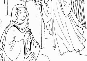 Coloring Pages Of Mary and the Angel Gabriel Mary and Angel Gabriel Coloring Page – Learning How to Read