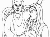 Coloring Pages Of Mary and the Angel Gabriel Mary and the Angel Gabriel Coloring Page