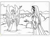 Coloring Pages Of Mary and the Angel Gabriel the Angel Gabriel Appeared to the Virgin Mary and Informs